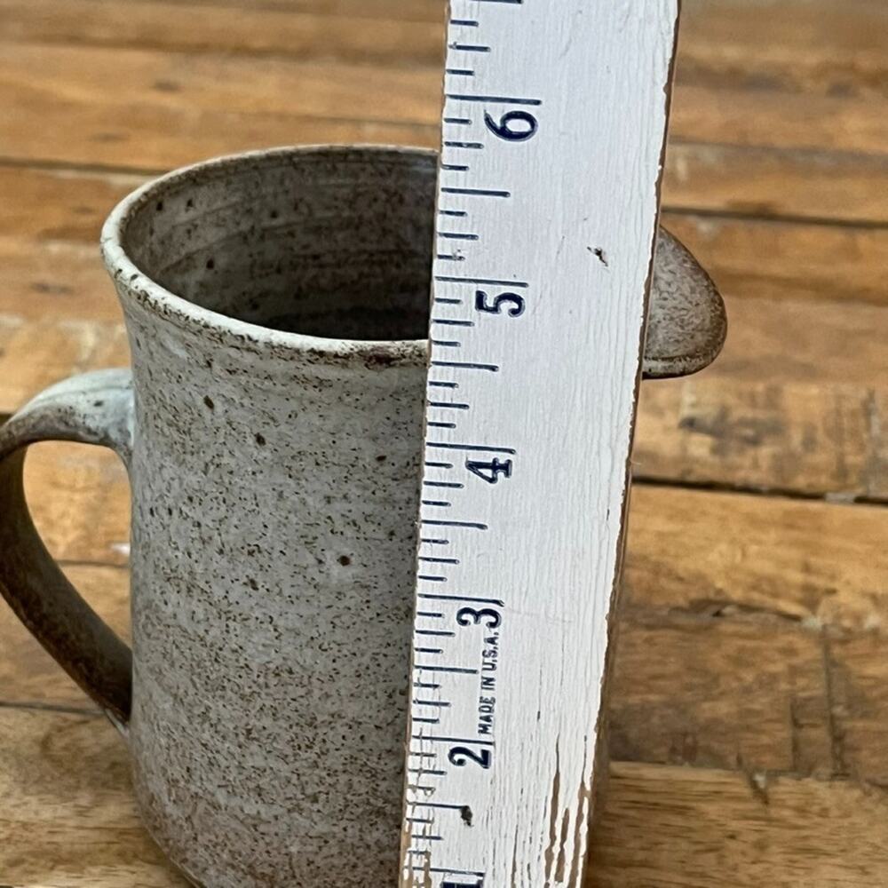 TREGARON Studio Pottery Stoneware Welsh Drag 4.5" Brown Speckled Matte - Picture 5 of 10